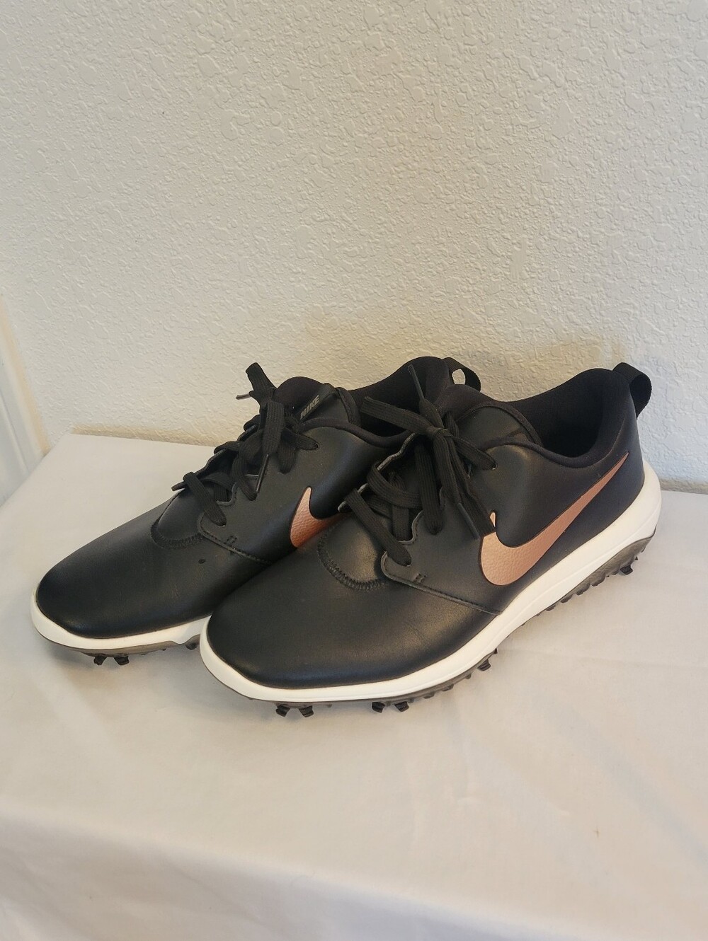 Nike Roshe G Tour Women's Golf Shoes Black Bronze Cleats